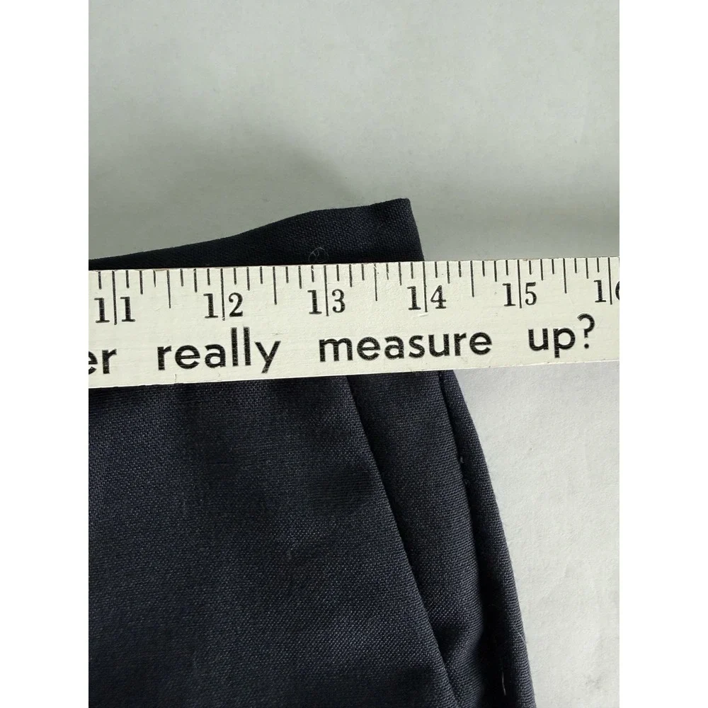 Crewcuts Thompson Dress Pants Boy's Size 12 Navy 100% Wool Adjustable Waist